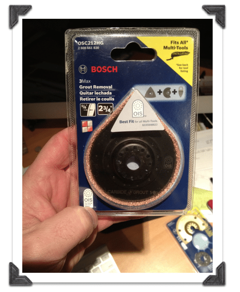 Best Grout Removal Tools for Shower Tile Floors-Use the Bosch Grout Attachment on the Multi Tool