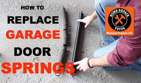 25 Cozy How to balance a garage door with extension springs youtube for Remodeling
