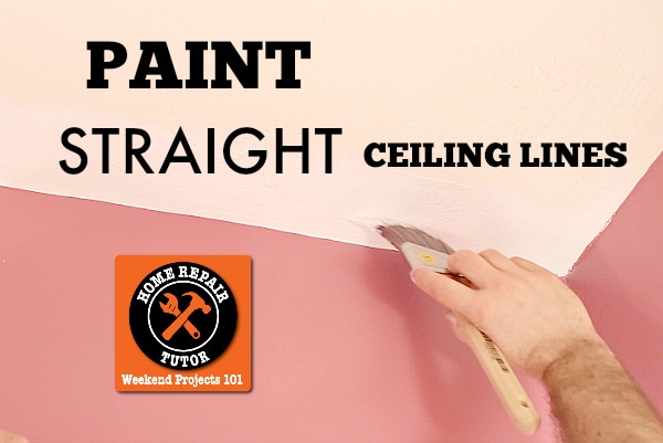 How To Pain A Straight Ceiling Line And Get Great Results