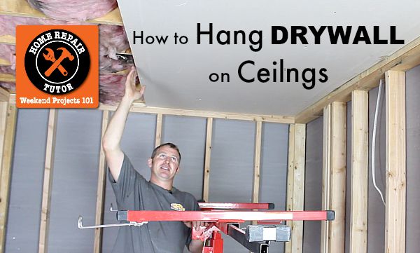 How To Hang Drywall On Ceilings Home, How To Install Drywall On A Ceiling