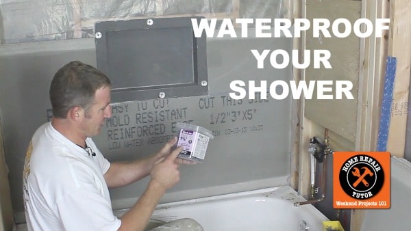 How To Waterproof A Shower Home, Tile Shower Waterproofing