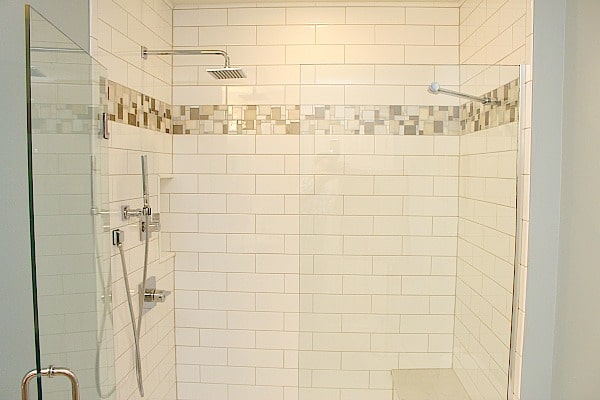 Subway Tile Installation On Plumbing Walls In Showers - How To Tile Shower Walls With Subway