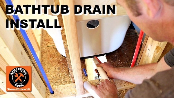 Bathtub Drain Assembly With Step By, How To Change A Bathtub Drain